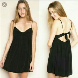 Brandy Melville black tie dress